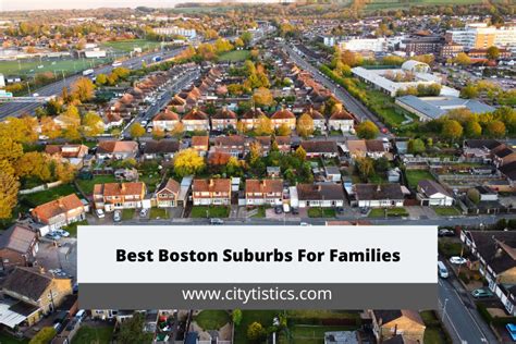 boston suburbs  families citytistics