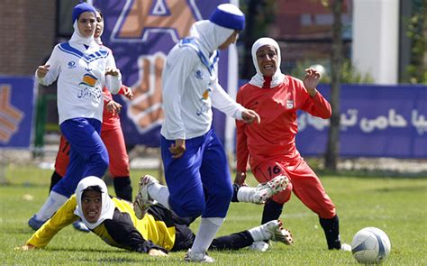 eight of iran s women s football team are men telegraph