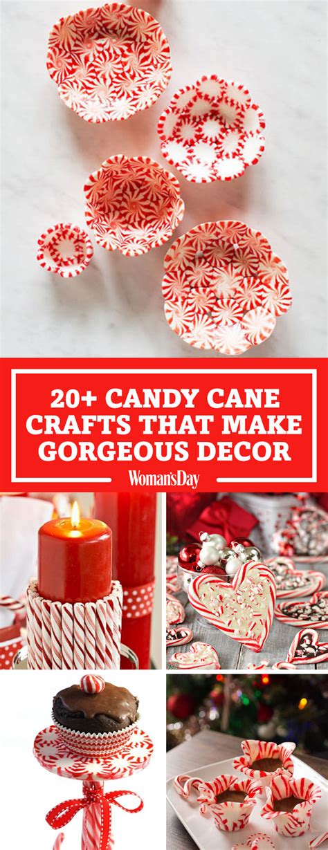25 candy cane crafts diy decorations with candy canes