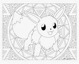 Coloring Pages Printable Eevee Pokemon Kindpng sketch template