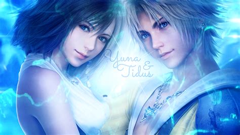 Wallpaper Yuna And Tidus Final Fantasy X Hd By