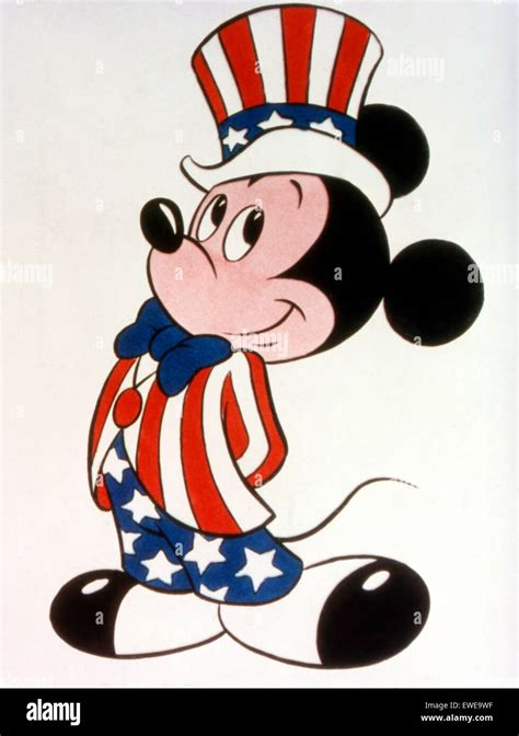 fourth  july mickey mouse stock photo alamy
