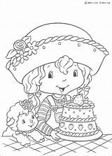 Coloring Pages Shortcake Strawberry Library Jam Cherry Angel sketch template
