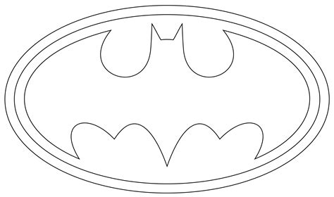 batman logo template clipartsco