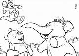 Winnie Roo Lumpy Pooh Coloring Pages Color Friends Hellokids Print sketch template