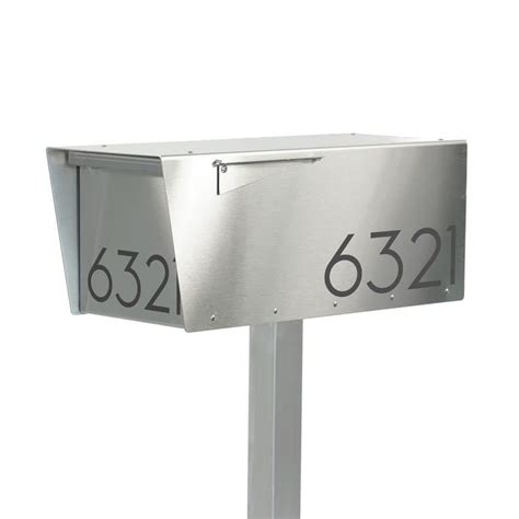 Vsons Design Anthony S Post Mounted Modern Mailbox By