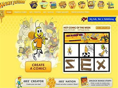 honey nut cheerios web site gets an explicit makeover [photo]