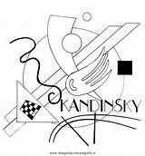 Kandinsky Coloring Wassily Logo Pages Colorear Artist Tableau Template Deviantart Illustration Imágenes sketch template
