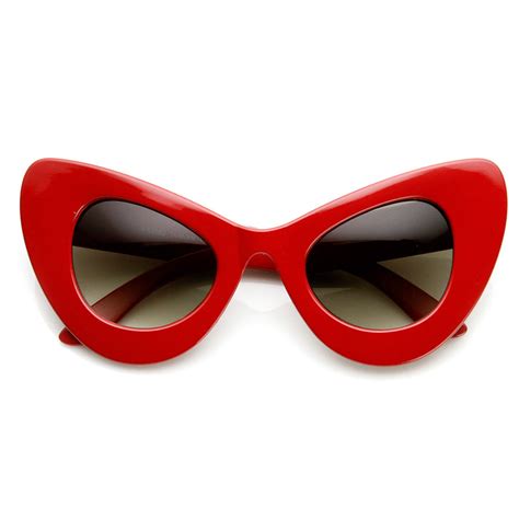 high fashion bold oversized women s cat eye sunglasses sunglass la