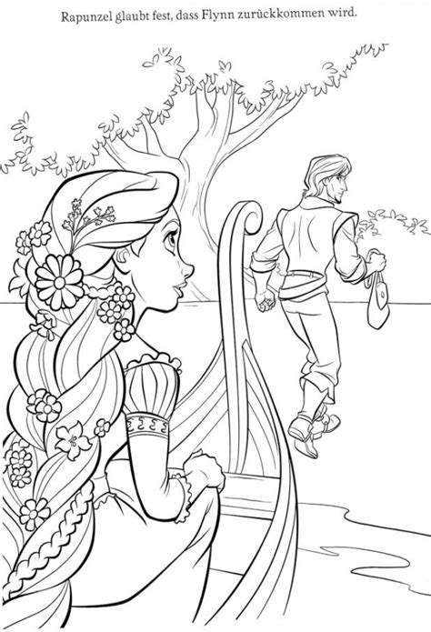tangled coloring pages disney tcl