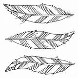 Coloring Feather Feathers Aztec sketch template