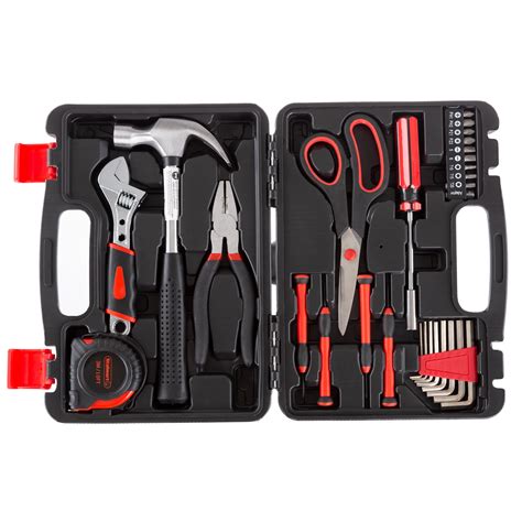 tool kit  heat treated pieces  carrying case essential steel hand tool  basic