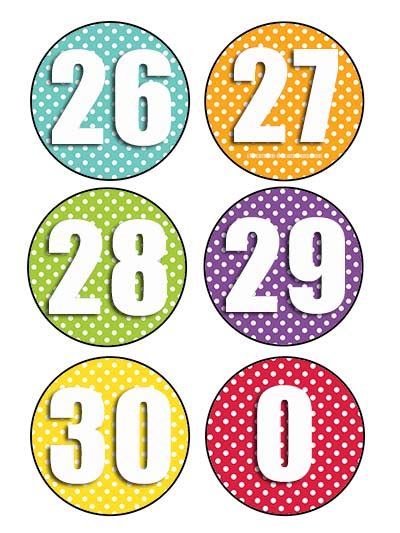 printable numbers    perfect  number play sequencing