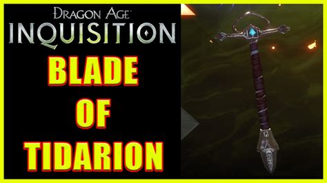 dragon age inquisition staff blade  tidarion unique staff youtube