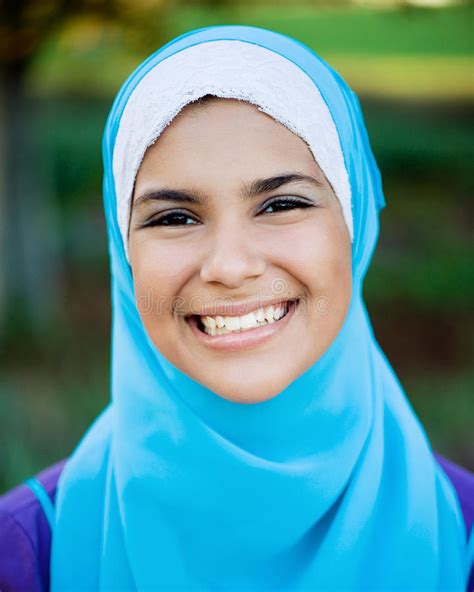 beautiful muslim teen girl wearing hijab stock image image of outdoors muslim 27372933