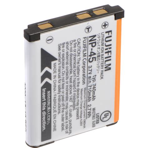 fujifilm np  rechargeable lithium ion battery  bh