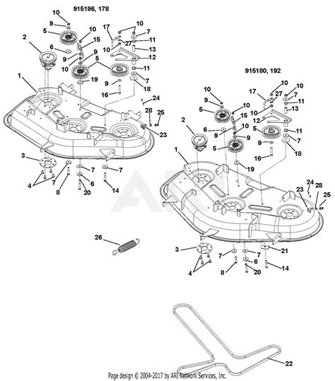 gravely    zt  kohler parts diagram  mower deck belt  idlers