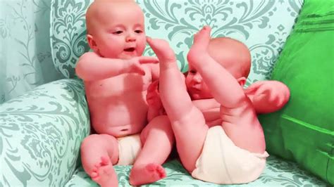 twins funny  fails twin babies playing  funny baby twins youtube