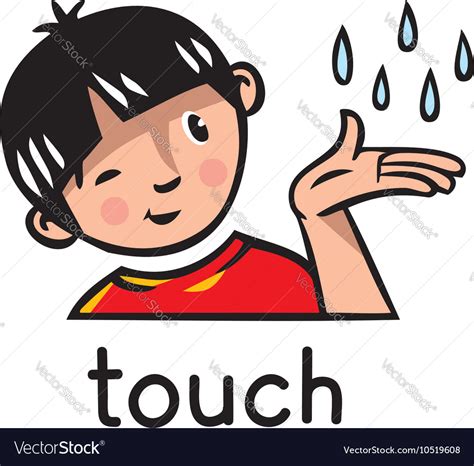 touch sense icon royalty  vector image vectorstock