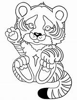 Tiger Coloring Baby Pages Printable Template Kids Cute Animals Animal Wetlands Print Templates Colouring Tigers Shape Cartoon Cat Color Clipart sketch template