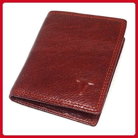 vertical bifold wallet slim thin mens leather wallets card id holders