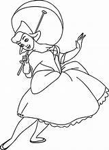 Coloring Adventures Disney Katrina Umbrella Princess Wecoloringpage Pages Ichabod sketch template