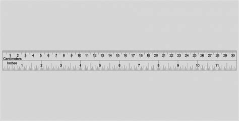 printable cm ruler