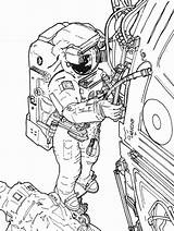 Astronautas Astronauten Malvorlage Raumfahrt Kleurplaat Ruimtevaart Ruimtestation Astronauti Spatiale Raumstation Coloriage Weltall Navicella Spaziale Malvorlagen Kleurplaten Astronautes Kolorowanki Astronaut Luar sketch template