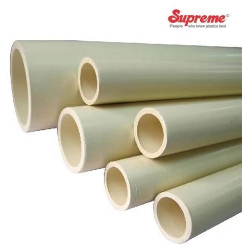 supreme pvc pipes at rs 120 piece christian medical college