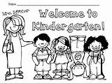 Kindergarten Coloring Welcome School Back Pages First Last Sheet Color Sheets Classroom Grade Preschool Kindergarden Learning Worksheets Week Printable Activities sketch template