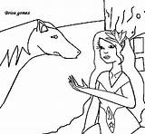 Cavalo Cavallo Colorare Principessa Caballo Pintar Cavall Disegno Dibuix Dibuixos Acolore sketch template