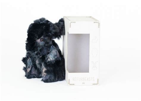 lisa louwers repurposes old fur coats as cuddly toys