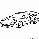Ferrari F40 Coloring Car Drawing Pages Cars 1987 Clipart Race Thecolor Clipartbest Fresh sketch template