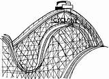 Coney Island Cyclone York sketch template