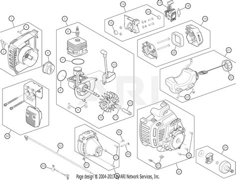 troy bilt tbec ddzc parts diagram  engine assembly