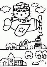 Kitty Hello Coloring Pages Kids Printable Colouring Read Girls Printing sketch template