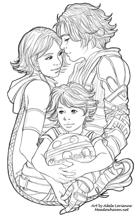 Digital Sketch Lineart Commission Of Yuna And Tidus From Final Fantasy