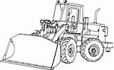 Drawing Clipart Loader Front Tractor End Excavator Outline Bulldozer Backhoe Clip Payloader Pages Getdrawings Wheel Coloring Simple Cat Paintingvalley Drawings sketch template