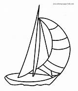 Boat Coloring Sailboat Outline Pages Clipart Drawing Kids Fishing Boats Transportation Color Printable Sailboats Cliparts Preschool Template Clipartmag Propeller Drawings sketch template