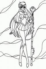 Coloring Sailor Pluto Pages Hdw Printable Cool Kids sketch template