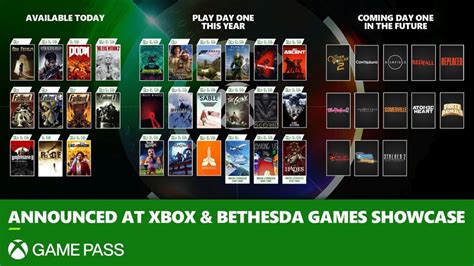 xbox showcase game pass ueber  titel fuer mitglieder