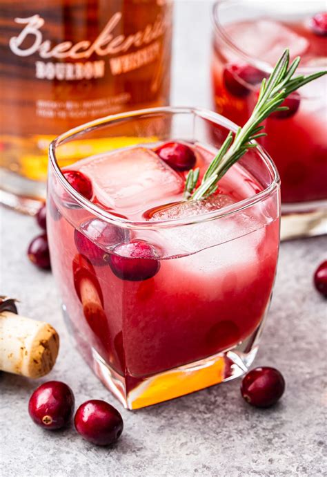 cranberry orange bourbon cocktail recipe runner