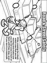 Coloring Pages Safety Road Street Zealand Printable Colouring Educational Getcolorings Recommended sketch template