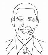 Obama Coloring Barack Drawing Michelle Easy Pages Printable Color Kids Getcolorings Getdrawings Paintingvalley Drawings sketch template