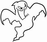 Ghost Coloring Pages Scary Printable sketch template