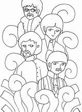 Beatles Coloring Pages Submarine Yellow Drawing Getcolorings Color Printable Manga Getdrawings Library Clipart Comments sketch template