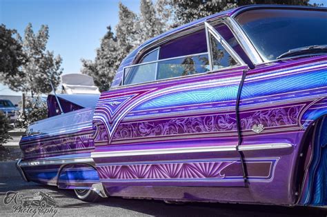 custom purple lowrider car