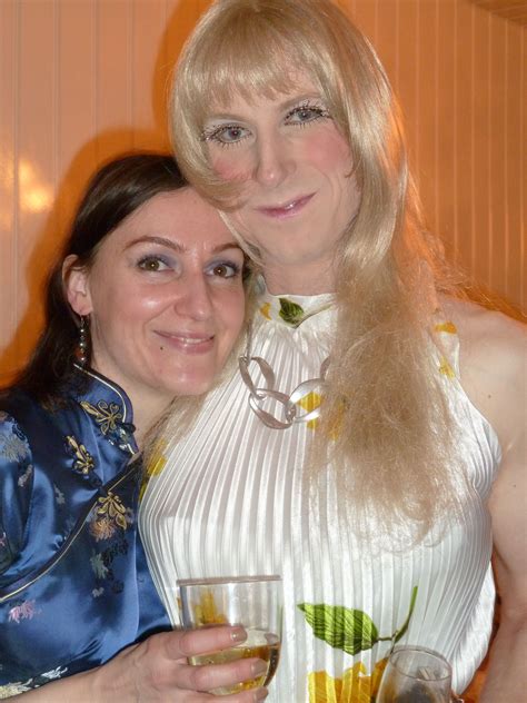 White Satin Dress Transgender Girls Feminized Husband Crossdresser