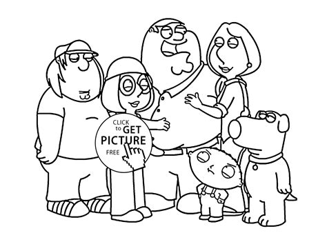 family guy  coloring pages  kids printable  coloring home