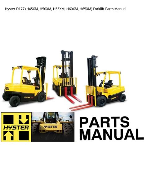 hyster  hxm hxm hxm hxm hxm forklift parts manual